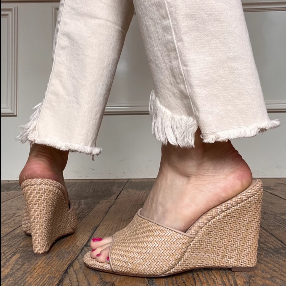 Veronica Beard Dali Wedge Sandals
